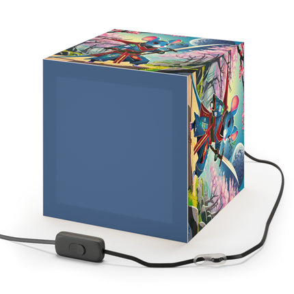 Cyber Samurai Rat Light Cube Lamp