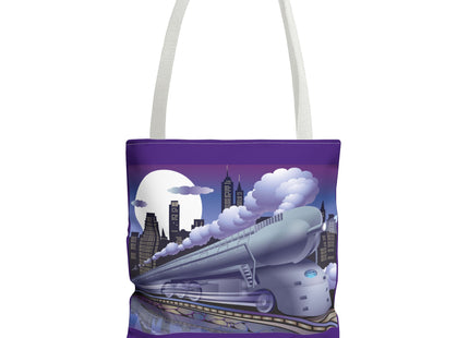 The Art Deco Bullet Train Tote Bag (AOP)