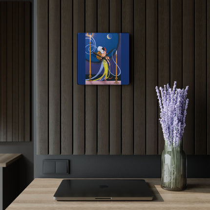 Smoke and Secrets Acrylic Wall Clock