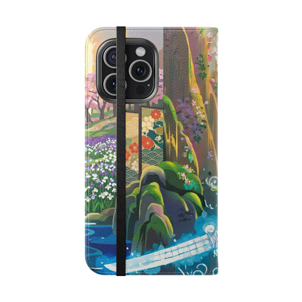 🐆⚔️ Circuit Samurai Jaguar Flip Case – Neon Power & Electric Honor