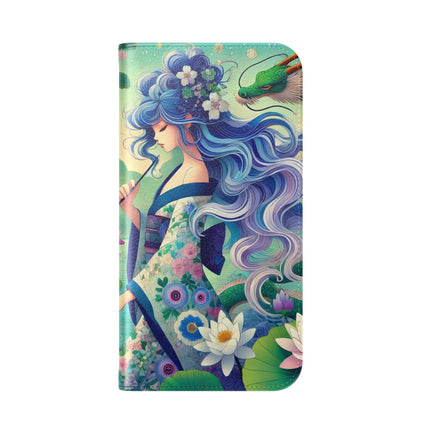 Fairy of the Koi Pond Flip Case – Mystical Harmony & Pond Enchantment