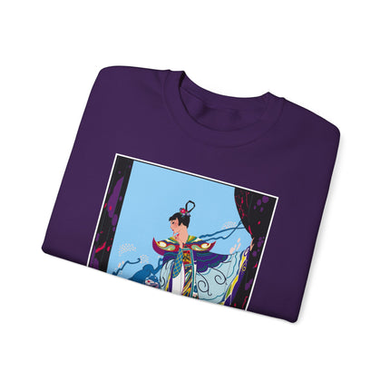 A Visual Journey by Umberto Brunelleschi Women's Heavy Blend™ Crewneck Sweatshirt