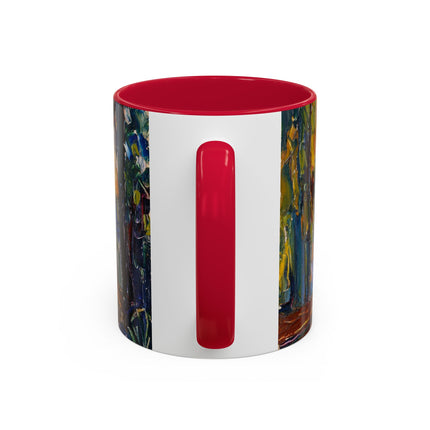 In the Park of St. Cloud by Wassily Kandinsky Colorful Mugs (11oz, 15oz)