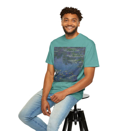 Water Lilies by Claude Monet Unisex Garment-Dyed T-shirt
