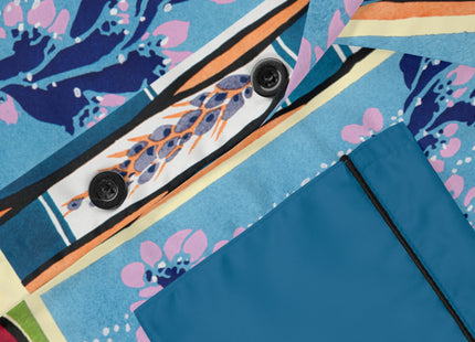 Floral Pattern by Emile-Alain Séguy Women's Satin Pajamas (AOP)