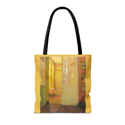 Interior, Window Light by Henri Le Sidaner Tote Bag (AOP)