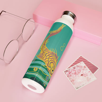 Golden Serenity Slim Water Bottle