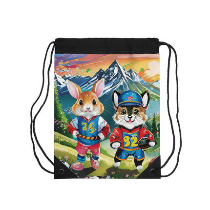 Animal Athletes Drawstring Bag