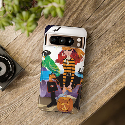 Moonlit Pirate Halloween Phone Cases