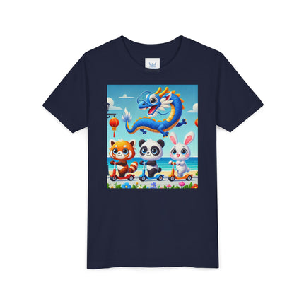 Seaside Scooter Friends Youth Short Sleeve Tee