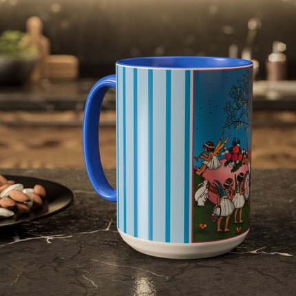 Enchanted Easter Gathering Colorful Mugs (11oz, 15oz)