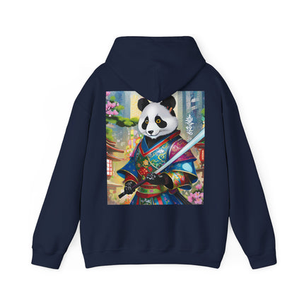 Cyberpunk Samurai Panda – Heavy Blend™ Hooded Sweatshirt