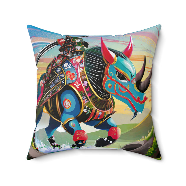 Bio-Mech Beast Spun Polyester Square Pillow