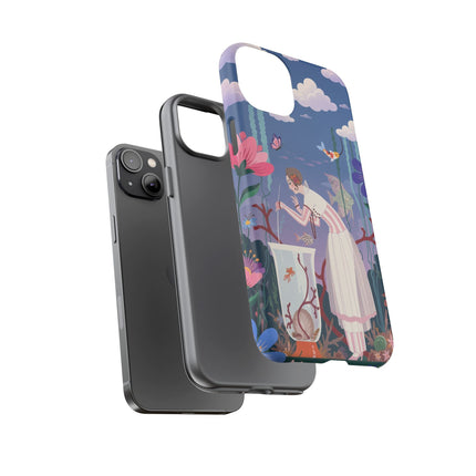 🐠🌸 The Enchanted Aquarium Garden Phone Case – Art Deco Underwater Fantasy