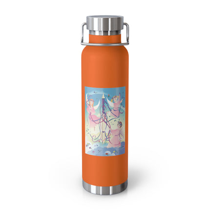 Angelic Revelry Copper Vacuum Insulated Bottle, 22oz