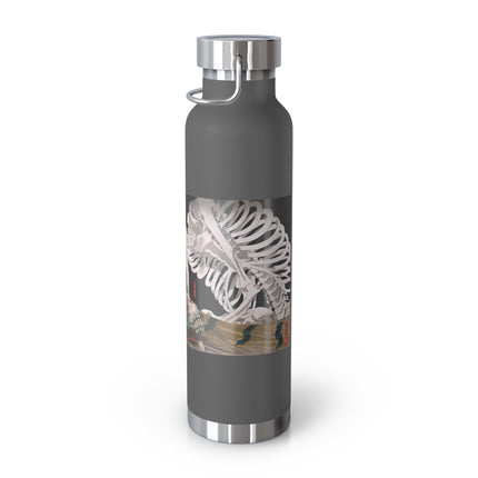 Mitsukuni Defying the Skeleton Spectre by Utagawa Kuniyoshi Copper Vacuum Insulated Bottle, 22oz