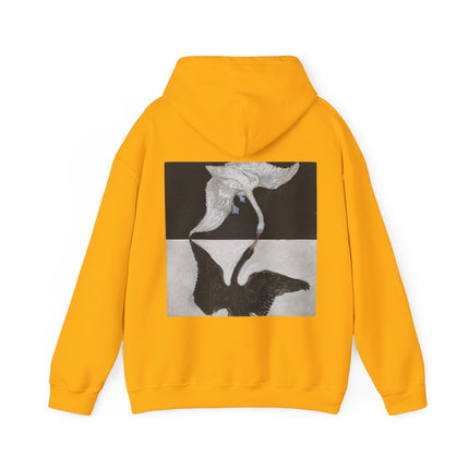 The Swan by Hilma af Klint Heavy Blend™ Hooded Sweatshirt
