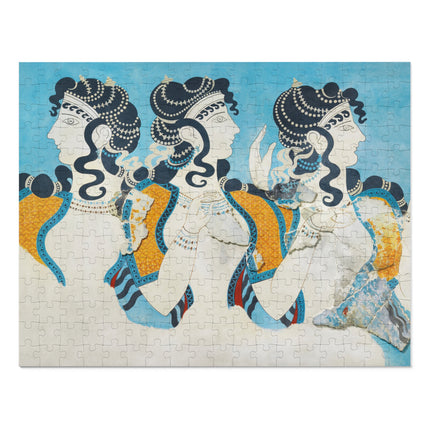 Reproduction of Ladies in Blue by Emile Gilliéron Jigsaw Puzzle (30, 110, 252-Piece)