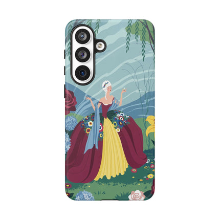 🌹🌿 The Willow Garden Promenade Phone Case – Art Deco Floral Elegance