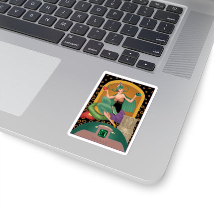 May & Emerald (from the Gem Series) by Sofia Chiostri Kiss-Cut Stickers (4 Sizes)