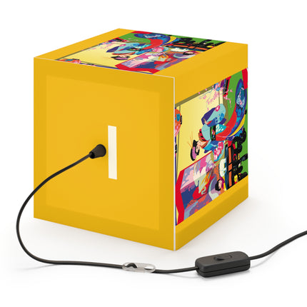 A Timeless Journey by Umberto Brunelleschi Light Cube Lamp