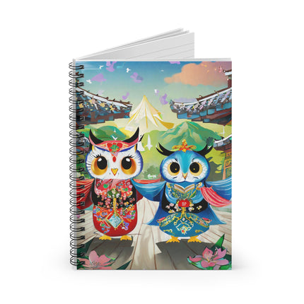 Twirling Talons Spiral Notebook - Ruled Line
