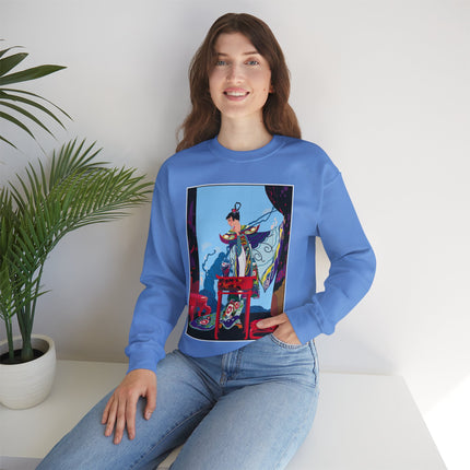 A Visual Journey by Umberto Brunelleschi Women's Heavy Blend™ Crewneck Sweatshirt