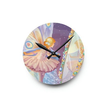 Reflections of Enchantment Acrylic Wall Clock, Round and Square