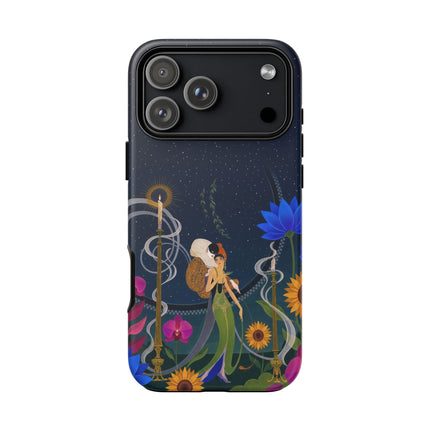 🌙🕯️ The Lady Of The Midnight Garden Phone Case – Art Deco Nocturne