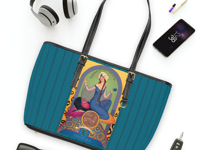December & Tanzanite (from the Gem Series) by Sofia Chiostri PU Leather Shoulder Bag