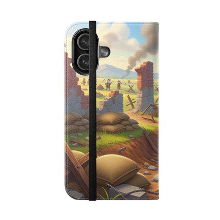 🦓🔭 The Zebra Lookout Flip Case – Adventure, Curiosity & Explorer Spirit