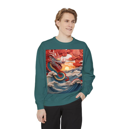 Stormbound Dragon Garment-Dyed Sweatshirt