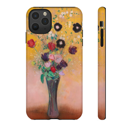 Vase of Flowers by Odilon Redon Phone Cases