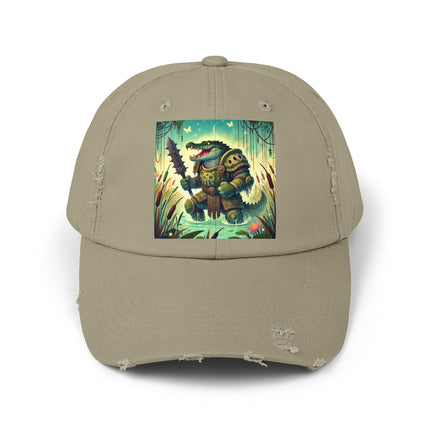 Swamp Tyrant Unisex Distressed Cap