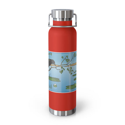 The Crow and the Frog Copper Vacuum Insulated Bottle, 22oz