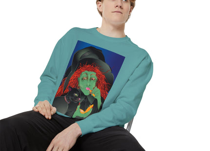 Mirror, Mirror A Witch's Touch Unisex Garment-Dyed Sweatshirt