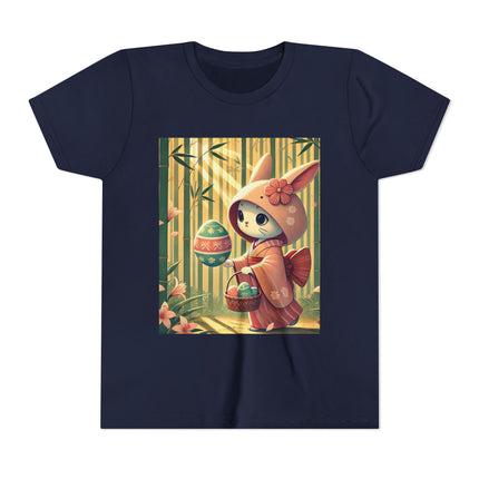 Geisha Kitten’s Easter Stroll Youth Short Sleeve Tee