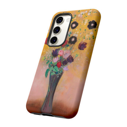 Vase of Flowers by Odilon Redon Phone Cases