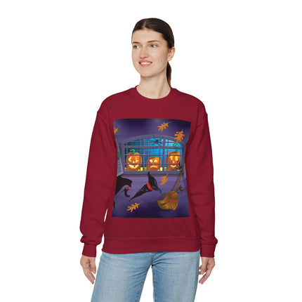 Whimsical Halloween Mischief Unisex Heavy Blend™ Crewneck Sweatshirt