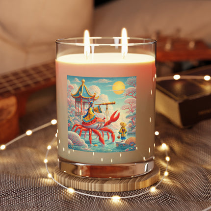The Celestial Crab Navigator Scented Candle - Full Glass, 11oz