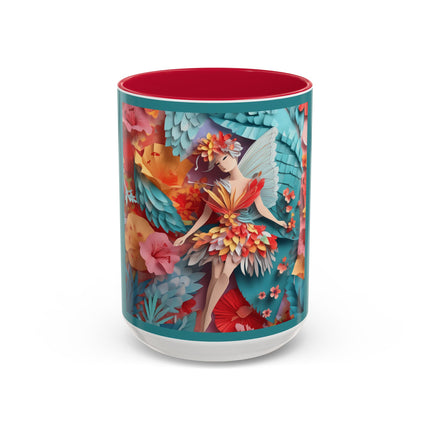 Hibiscus Fairy Colorful Mugs (11oz, 15oz)