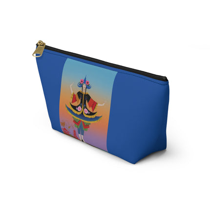 Kabuki Dancer at Twilight Cosmetic Bag – Elegant Performance & Vibrant Fantasy