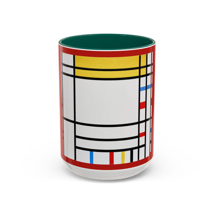 Place de la Concorde by Piet Mondrian Colorful Mugs (11oz, 15oz)