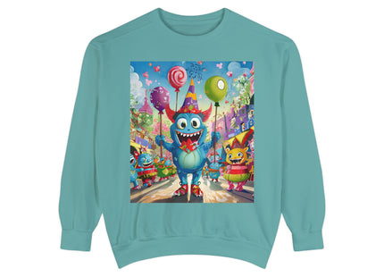 Monster Parade Madness Unisex Garment-Dyed Sweatshirt