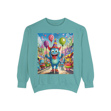 Monster Parade Madness Unisex Garment-Dyed Sweatshirt