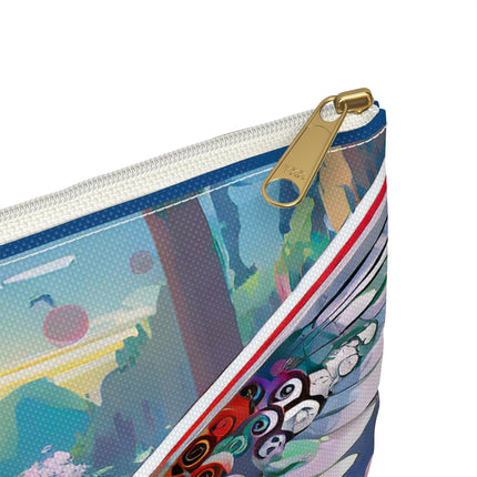 Cyberpunk Samurai Owl Pencil Case