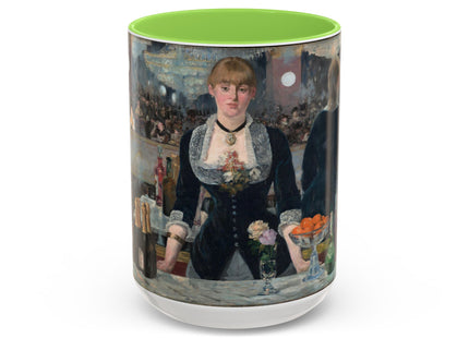 A Bar at the Folies-Bergère by Edouard Manet Colorful Mugs (11oz, 15oz)