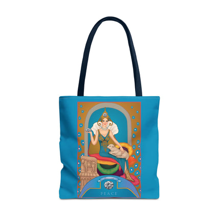 Astrology Gem Series: April & Diamond Tote Bag