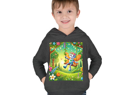 Robot Fairy Toddler Pullover Fleece Hoodie