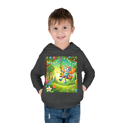 Robot Fairy Toddler Pullover Fleece Hoodie